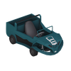 2025 U Turn The Teal Toad Go Kart